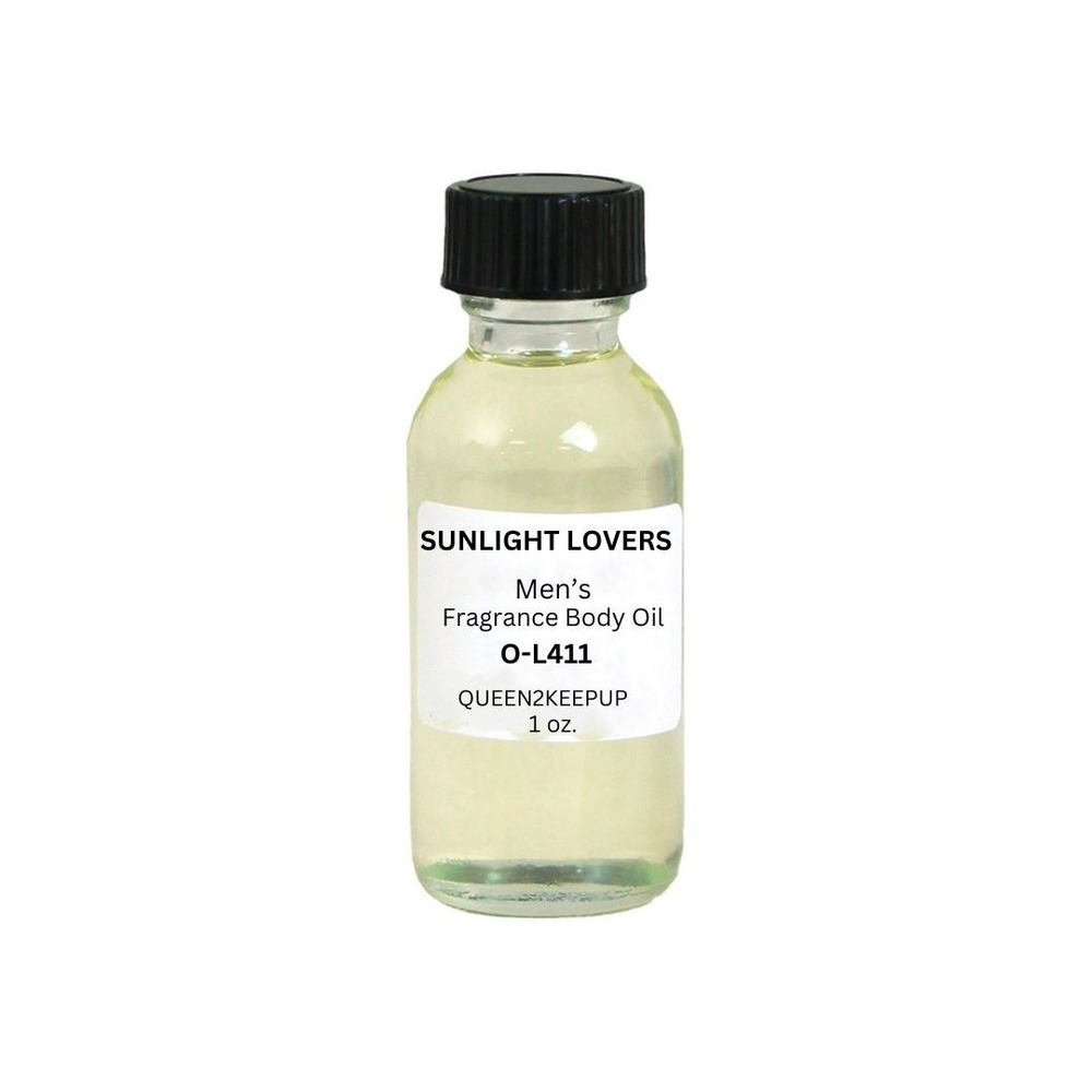 Sunlight Lovers (Men) Body Oil 1 oz Fragrance All Natural Scent